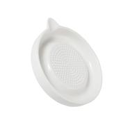 BRIGHTFUFU Râpe Céramique pour Ail et Gingembre Assiette de Broyage Résistante pour Aliments Complémentaires Facile à Nettoyer et Pratique pour Purées de Fruits et Légumes