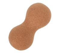 BRIGHTFUFU Rouleau de Massage Musculaire aux Cacahuètes Outil de Massage Double Balle en Bois de Liège pour Thérapie des Points Gâchettes et Réhabilitation Sportive Chez Couleur Aléatoire