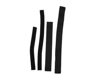 BRIGHTFUFU Sangle Extensible Réglable pour Poche de Glace, Lot de 4, Nylon et Spandex, Noire, Antidérapante, pour Athlètes et Équipes en Usage Personnel ou Collectif