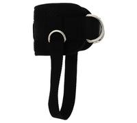 BRIGHTFUFU Sangles de Cheville Résistantes à Boucle Entraînement de Musculation, Bande de Renforcement des Hanches Élastique Noire, Accessoire Fitness Intérieur pour Exercices en Salle