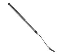 BRIGHTFUFU Stylet Pratique pour Écran Tactile Capacitif Portable Compatible Smartphones et Tablettes Design Rétractable Argenté Navigation et Transport Facile