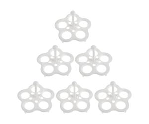 BRIGHTFUFU Support à Œufs Multifonction en Plastique Réutilisable 6pcs 5 Trous, Design Peu Encombrant et Résistant la Chaleur pour Cuisson Vapeur Cuisine