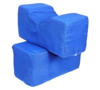 BRIGHTFUFU Support anti-escarres coussin élévateur pour jambes 2 pièces en mousse polyester pour pieds et mains, adapté aux patients alités en milieu et domicile