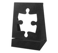BRIGHTFUFU Support de Couvercle de Puzzle Noir en Pla avec Base Stable, Accessoire pour Puzzles Adultes, Rangement Pratique pour Étagère de Stockage et Voyage