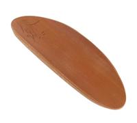 BRIGHTFUFU Support et Sécurise le Rangement Beige en Bambou Base Rainurée Protège la Surface Dimensions 17,5x6,5x2cm l'espace de Travail Cuisine pour Rouleau à Pâtisserie