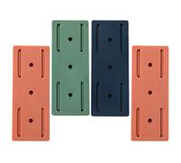 BRIGHTFUFU Support Mural Auto-adhésif pour Multiprise sans Perçage Lot de 4 Pièces Fixation Murale Pratique pour Bloc Multiprise la Cuisine Organisateur de Câbles Couleur Couleur Aléatoire