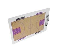 BRIGHTFUFU Tableau de Basketball à Double Face Effaçable à Sec Planche D’Entraînement en PVC Robuste Accessoire D’Entraînement pour Entraîneurs pour Matchs et Stratégies 1 Pièce