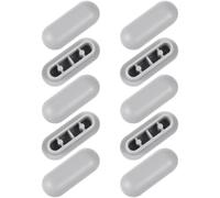 BRIGHTFUFU Tapis de siège de toilette, Joint antidérapant, Coussinets auto-adhésifs, 10pcs, plastique, tampon de siège, buffering, bidet, maison
