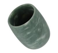 BRIGHTFUFU Tasse à Thé Kung-fu en Pierre de Cristal Naturel Vert, Forme Cylindrique, Facile à Nettoyer, Multifonctionnelle, Design Élégant Maison et Décoration