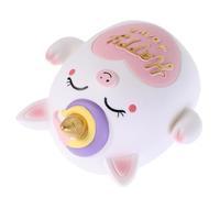 BRIGHTFUFU Tirelire et Présent Saint-Valentin en PVC Licorne Mignonne Blanc Grosse Capacité pour Pièces, Décoration pour Maison