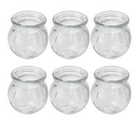 BRIGHTFUFU Ventouse Massage Verre Lot de 6 N°1 2.36 x 1.89 Pouces Cupping pour Maison et Massage Cou et Plantes des Pieds Forte Adhérence et Immunité Musculaire