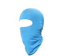 BrightGlow Cagoule d’été à couverture complète Balaclava Refroidissement UV Protection UV Respirant Masque facial Masque de moto Camouflage Masque coupe-vent pour hommes et femmes, bleu ciel, taille