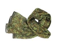 BrightGlow Écharpe en maille filet Camo - Écharpe en maille filet tactique - Voile de visage en maille filet Camo pour le sport, les loisirs, les activités de plein air, le camping et la chasse - 180
