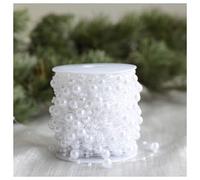 BrightGlow Guirlande de perles artificielles - Collier de perles de Noël - Perles en plastique - Bricolage - Perles décoratives - Guirlande de perles pour sapin de Noël - Décoration de fête de Noël #6