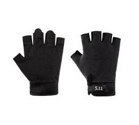 BrightGlow Kids Sports Mitaines de vélo Mitaines tactiques antidérapantes pour enfants Gants de camouflage Gym Entraînement Fitness Gants d'escalade, Noir , XL