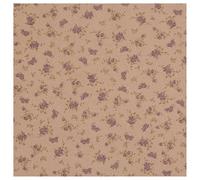 BrightGlow Tissu en coton au mètre Fleurs Tissu vintage en coton à coudre Tissu en coton avec motifs floraux Petites fleurs Tissu décoratif rétro Tissu de vêtement Rose # 200 x 148 cm