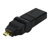 Brightium Adaptateur Micro HDMI mâle vers HDMI Femelle, Haute définition, idéal pour connecter des appareils multimédias à des écrans.