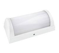 Brightium Applique LED IP65 de 20 W de couleur blanche, idéale pour l'extérieur. Design compact de 268 x 140 mm, efficace et résistante aux intempéries. Parfaite pour éclairer des espaces avec style.