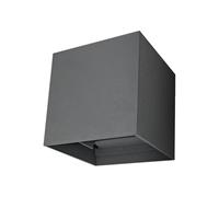 Brightium Applique LED Luxe Cube Gris IP54 6W.N, idéale pour éclairer les espaces intérieurs et extérieurs.Son design moderne et élégant apporte style et fonctionnalité avec un éclairage efficace.