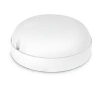 Brightium Applique LED ronde blanche, idéale pour l'extérieur. Résistance IP65, parfaite pour tout environnement. Efficace avec 9 W, illumine et embellit vos espaces. Innovation et design en un.