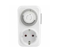 Brightium B1181321 Programmateur mécanique 16 A, 3680 W, idéal pour le contrôle des temps d'arrosage et l'automatisation des processus électriques dans les maisons et les jardins, Unité