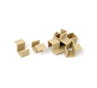 Brightium B1183523 Kit d'accessoires 18 pièces avec gouttière 15 x 10 en pin, idéal pour le bricolage, l'organisation et les projets de menuiserie, Image