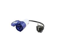 Brightium B1184398 Rallonge industrielle femelle vers mâle Schuko, longueur 10 m, idéale pour prolonger le courant dans les travaux électriques ou de maintenance, Image