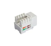Brightium B1184890 Module téléphonique CAT 6e blanc compatible réseau haut débit, idéal pour les installations au bureau et à la maison, Image