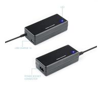 Brightium B1188600 Chargeur portable 65 W pour voiture, 1 port USB, 8 connecteurs, idéal pour charger des appareils en voyage et pour une utilisation quotidienne, Image