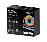 Brightium Bande LED - Bande RGB 36 W/M compatible avec Alexa et Google Home, avec prise EU et certifié IP68 pour une utilisation en extérieur