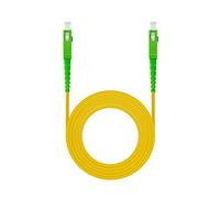 Brightium Câble fibre monomode SC/APC-SC/APC, LSZH, 50 m, idéal pour les connexions haut débit dans les réseaux optiques.
