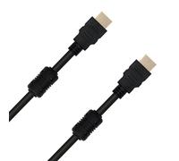 Brightium Câble HDMI V1.4 1,8 m avec ferrite, support haute vitesse et Ethernet, idéal pour connecter des appareils multimédias et diffuser des vidéos haute définition.