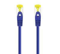 Brightium Câble réseau Cat.6A S/FTP 3 m AWG26 LSZH bleu idéal pour une connectivité haut débit et un transfert de données sécurisé.