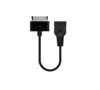 Brightium Câble USB 2.0 OTG 30P/M-A/H Noir 15 cm - Connexions Rapides et polyvalentes pour Transfert de données et Utilisation avec des appareils Mobiles.