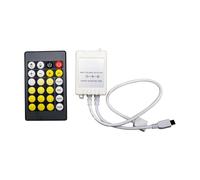 Brightium Contrôleur infrarouge : contrôleur infrarouge type VT-2425, avec télécommande, 3 en 1, 24 boutons pour une utilisation facile