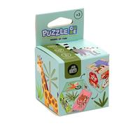 Brightium Cube Puzzle à 6 côtés avec Illustration d'animaux, Encourage la motricité et la résolution de problèmes, idéal pour Les Enfants.