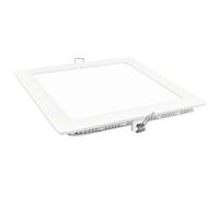 Brightium Downlight LED carré 15 W, lumière neutre, idéal pour l'éclairage intérieur dans les maisons et les bureaux.