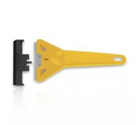 Brightium Grattoir en Verre 14,5 cm avec 3 Lames interchangeables, idéal pour Nettoyer Les Surfaces et éliminer Les résidus de Verre.