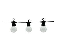 Brightium Guirlande lumineuse d'extérieur avec ampoules 2700 K, 20 pièces G45, IP65, 13 mètres, idéale pour décorer les jardins et les événements en plein air.