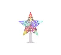 Brightium Guirlande Lumineuse RGBY à Piles 3 AA, étoile de 21 cm, idéale pour décorer Les Arbres de Noël et créer des ambiances festives.