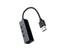 Brightium Hub USB 2.0 avec 4 Ports USB-A et Micro USB 2.0, câble de 15 cm, idéal pour étendre Les connexions et transférer des données Entre Les appareils.