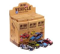 Brightium Puzzle pour Enfant - 24 pièces 3D en Bois avec Formes de véhicules motorisés, idéal pour développer la motricité et l'imagination.