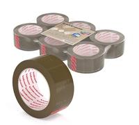 Brightium Sceau d'emballage - Dimensions : 48 mm x 50 m - Adhésif à haute adhérence - Facile à découper - Idéal pour sceller les colis.