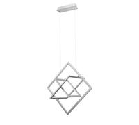 Brightium Suspension - lumière de 50 W, 4 000 K, 3 250 lm ; finition chromée, design moderne et élégant, idéal pour éclairer de grands espaces. *