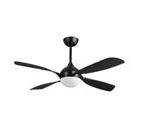 Brightium Ventilateur DC 30 W 3250 lm 132d 4 pales 3000K/4500K/6000K avec télécommande, minuterie et fonction mémoire pour une climatisation efficace.