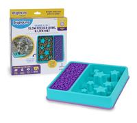 Brightkins Brightkins Tapis d'alimentation lente et à lécher, planche de puzzle d'extérieur, jouets interactifs pour chien, anniversaire pour chien, bols d'alimentation lente, dentition et mastication