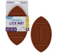 Brightkins Tapis à lécher de Football, Tapis en Caoutchouc Alimentaire et Fournitures pour Animaux de Compagnie, Produits Essentiels pour enrichir Les Chiots, Articles de soulagement de l'anxiété