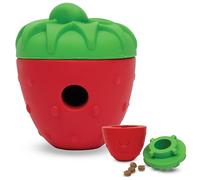 Brightkins Tough & Tumble Lot de 2 Pochettes à friandises pour Chien Motif Fraises