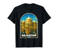 Brighton England Affiche vintage Pavillon royal de voyage T-Shirt