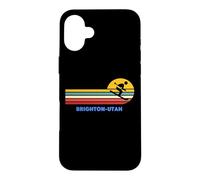 Brighton Utah Ski Ski Rétro Soleil Vintage Sunset Fun Coque pour iPhone 16 Plus